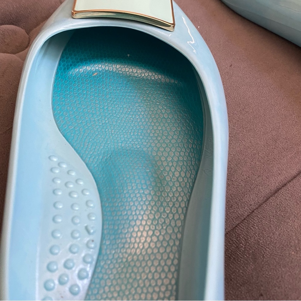 OKA b  Ballet Flat - aqua blue - size 6 - bio-based plastic - Picture 7 of 9